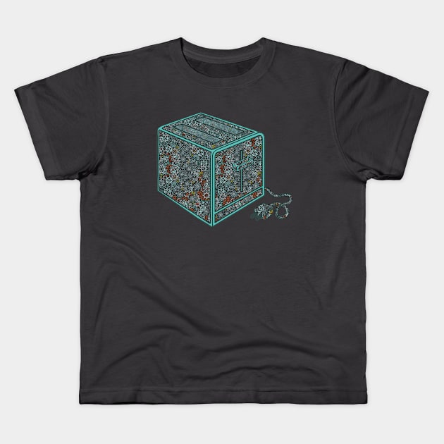 TOASTER STEAMPUNK GEARS Kids T-Shirt by WinstonsSpaceJunk